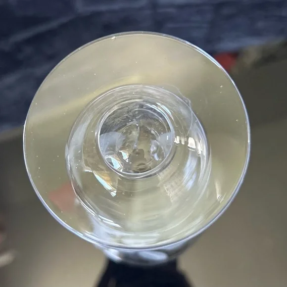 Set of 4 Mid- Century Etched Footed Floral Ice Tea/Water Glasses - Picture 9 of 11